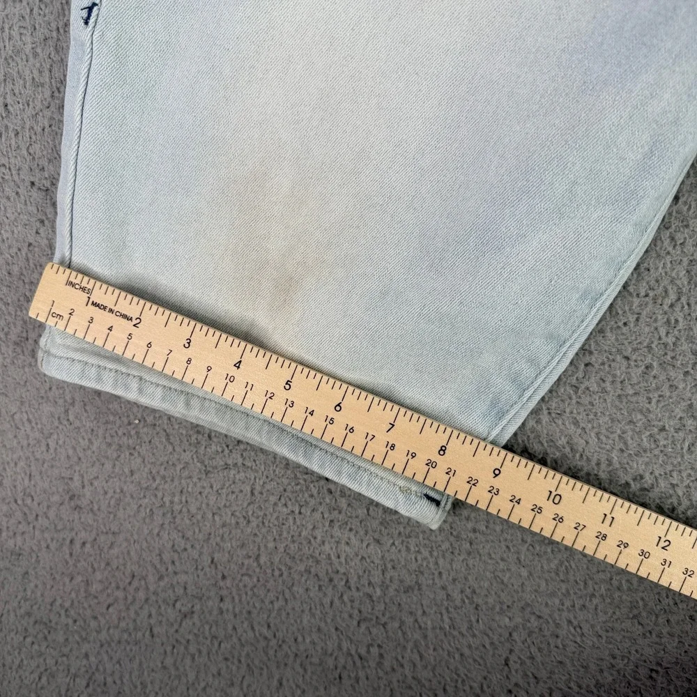 True Religion Shorts Mens 34 Light Wash Blue Rocco SN Stretch Denim Flap‎ Pocket